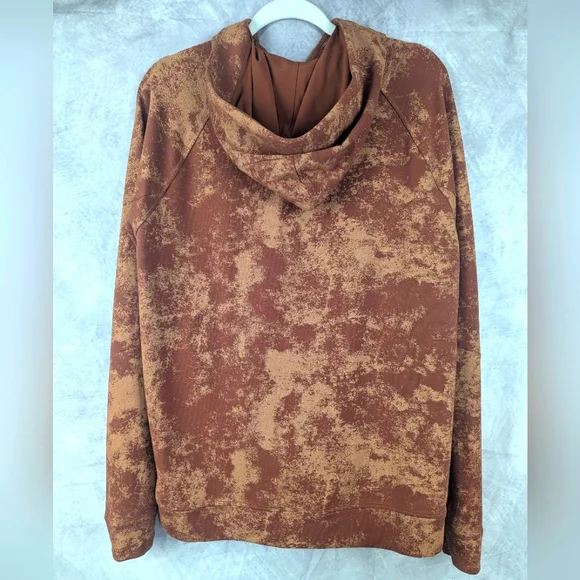Lululemon Large Men's City Sweat Astral Dark Terracotta Desert Sun Hoodie
